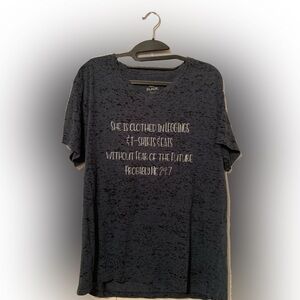 Blue Women's Graphic T-Shirt